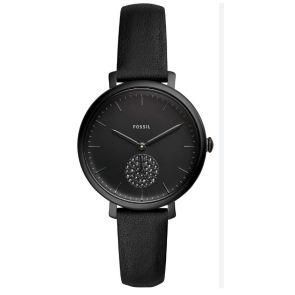 Watch strap Fossil ES4490 Leather Black 14mm